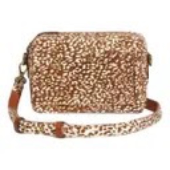 Madewell "The Transport Camera Bag" Animal Spot Calf Hair Edition - Picture 9 of 10